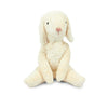 The Senger Naturwelt Stuffed Animal - Small Sheep is a soft, cream-colored sheep plush with floppy ears and stitched features. This sustainable, handmade toy from Europe sits upright against a white background.