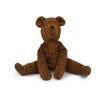 The Senger Naturwelt Stuffed Animal - Large Brown Bear sits upright with legs apart and arms by its sides, set against a plain white background.