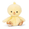 Bukowski - Baby Chicky is a cute, plush yellow chick toy featuring round black eyes, an orange beak, and orange feet. Sitting facing forward on a white background, this adorable stuffed animal brings a cheerful touch to any room.