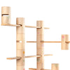 The Grapat Woodland Building Set, a captivating wooden construction toy, has vertical columns and horizontal tracks with colorful illustrations like ladders and balloons. Its zigzagging path promises endless play as marbles descend through its engaging design. Ships in about one week.