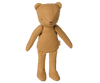 The PRE-ORDER: Maileg Teddy Junior - Cream Yellow (Estimated Arrival Mid November) is a charming, upright teddy bear with long limbs, minimal features, and no clothing, giving it a soft vintage look against a plain white background.