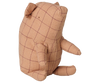 The PRE-ORDER: Maileg Truffle Pig, Mini - Checker (Estimated Arrival Mid November) is a soft plush toy with a checkered pattern, small ears, and stitched facial features, shown sitting upright on a white background.