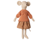 PRE-ORDER: Maileg Skirt and Knitted Sweater for Medium Mouse, arriving early November—perfect for dressing your medium mouse collection in style.
