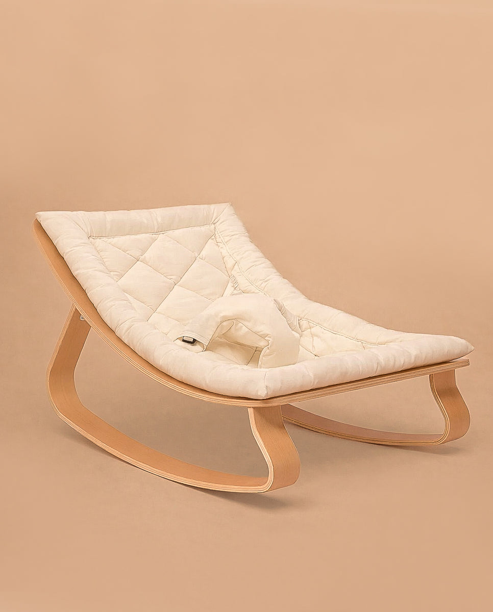 チャーリークレーン Charlie Crane Baby Rocker LEVO Charlie Crane LEVO Baby Rocker with Organic White Cushion– Odin Parker