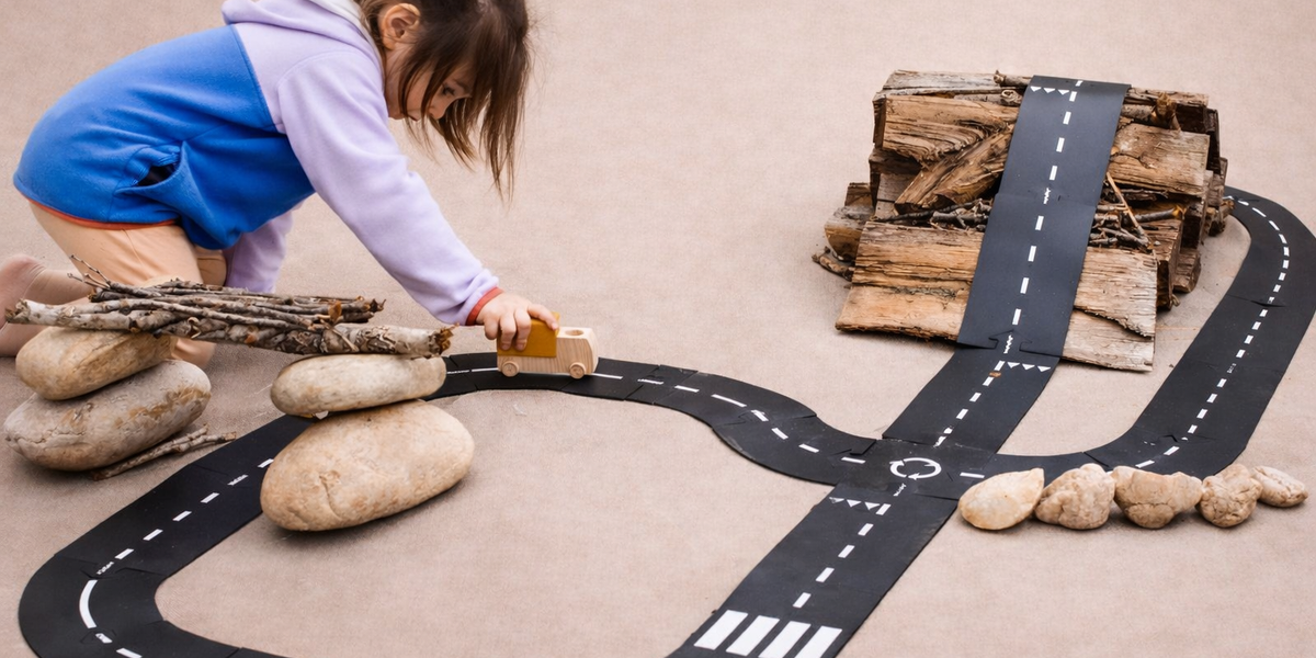 WaytoPlay: Large Flexible Toy Road Set - Highway (24-Piece)– Odin