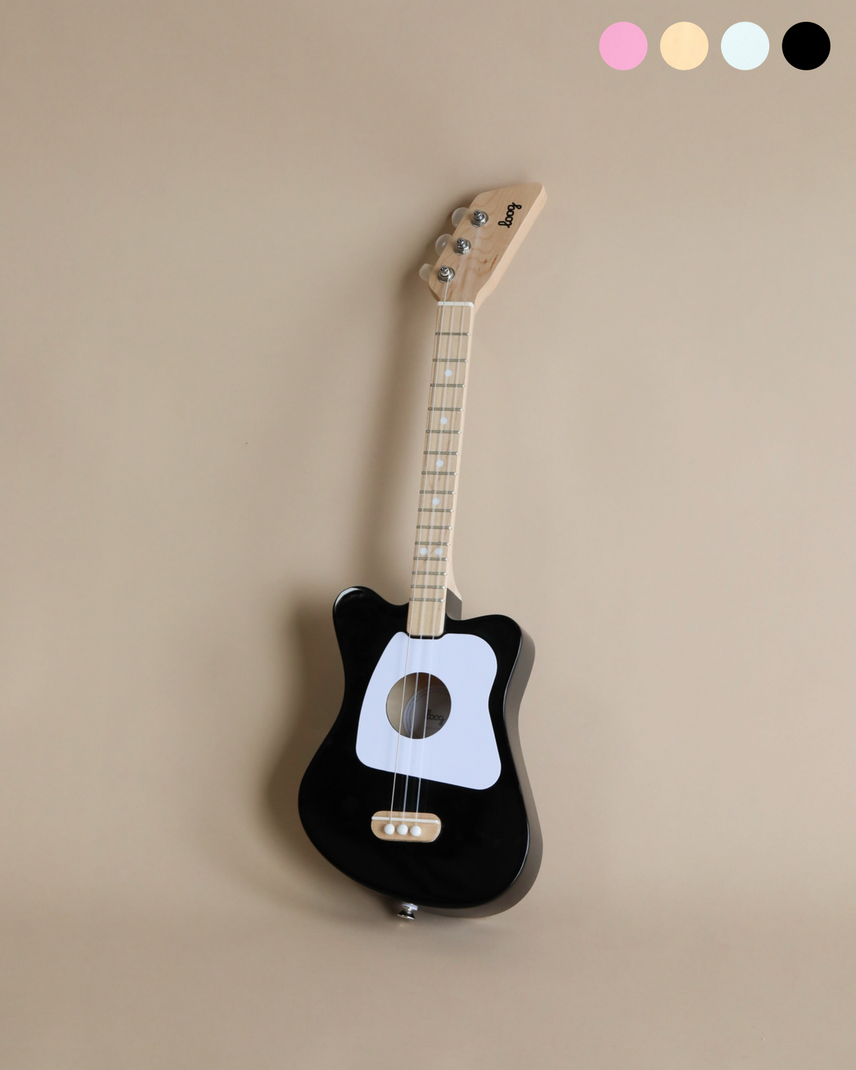 Kids Loog Wooden Guitar With Strap– Odin Parker - Main Image