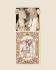 Two royal twin mice, Little Sister & Little Brother by Maileg, are dressed regally in a decorated matchbox. The packaging says "Mini Matchies Royal Twins Danish Design," with an ornate vintage-style illustration of a charming princess and prince.