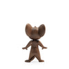 A collectible, this Boyhood Tom & Jerry - Jerry wooden mouse figurine with large ears stands upright, facing away on a white background.