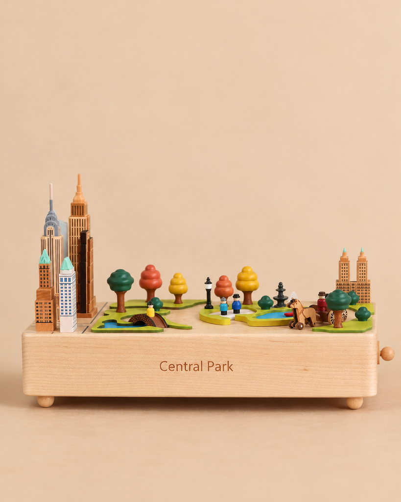 Central Park Wooden Music Box | Musical Keepsake– Odin Parker