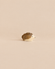 Small Ostheimer Hedgehog - Small handcrafted wooden figurine with a dark brown back and a light natural wood underside, perfect for imaginative play.