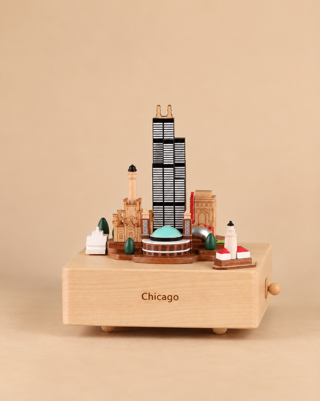 Chicago Wooden Music Box– Odin Parker