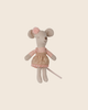 The PRE-ORDER: Maileg Driver Mouse, Little Sister (Estimated Arrival Early September) features a charming little sister mouse doll posed against a plain beige background.