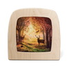 The Silhouette Only - Komorebi for Toverlux Lamp features two deer in an autumn forest, with colorful leaves and soft sunlight filtering through trees. Ships in one week.