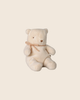 The PRE-ORDER: Maileg Teddy Bear Plush, Small - Off White (arriving early October), features a soft, huggable design with a simple stitched face and beige ribbon—an adorable stuffed animal perfect for cuddles.