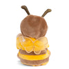 The Bukowski - Ziggy Bee plush toy is shown from the back on a white background, featuring bee-like yellow and brown stripes, mesh wings, and antennae.
