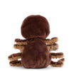 The Bukowski - Ziggy Spider plush features a large, round brown body and curly, textured legs, shown from the back on a white background—ideal for imaginative play and stuffed animal adventures.