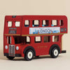 The London Wooden Bus is a red wooden toy featuring "LE TOY VAN" on the side, a "Welcome to London" banner, black wheels, and realistic route and destination signs—designed as a charming early learning toy with classic London bus details.