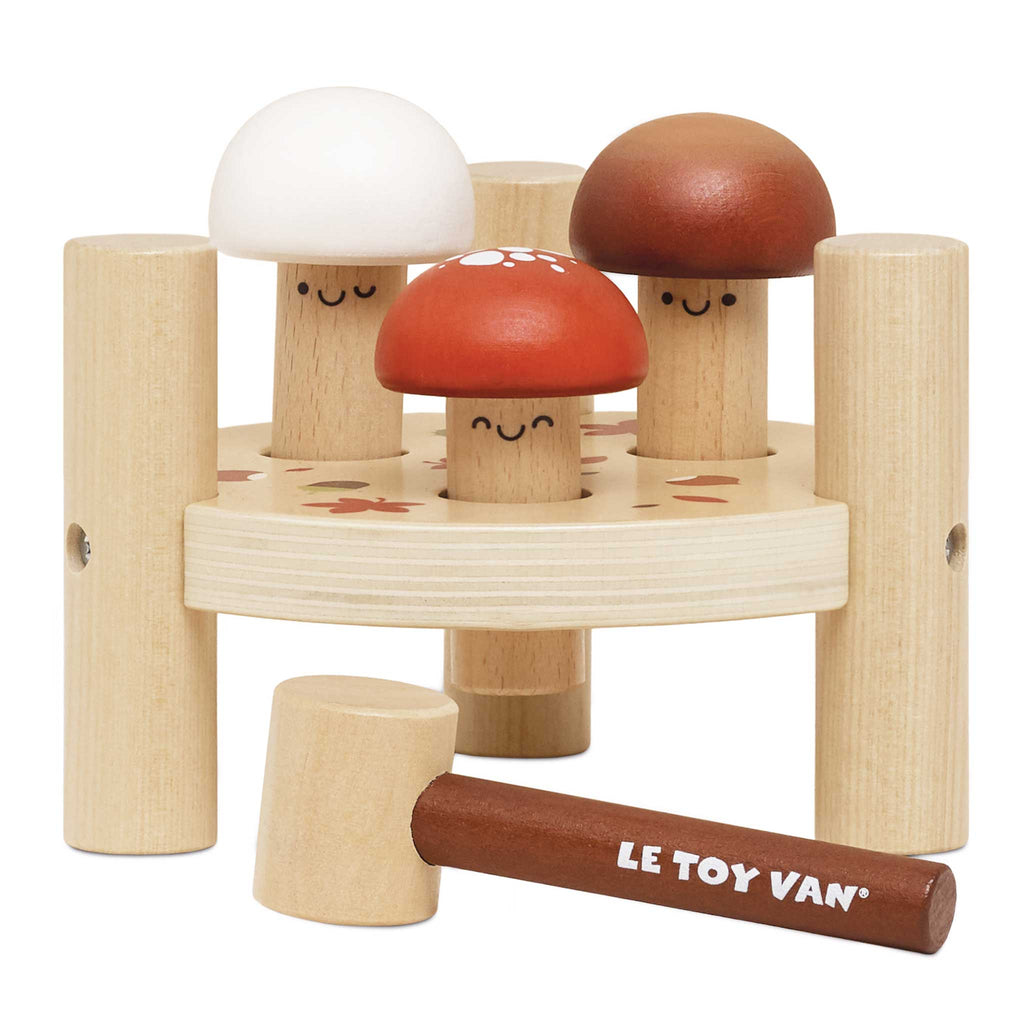 その他 Pingu Wooden Toy Hammer Game Woodland Mushroom Hammer Game– Odin Parker