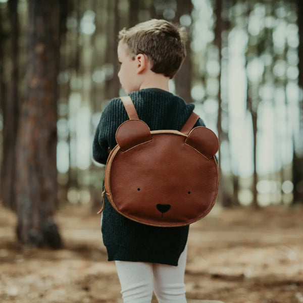 Donsje Amsterdam Britta Elephant Leather Backpack - Brown