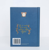 A blue hardcover Great Expectations | Collector's Edition is shown from the back with a clock, floral designs, the quote "Life is made of so many partings welded together," and a barcode at the bottom left.