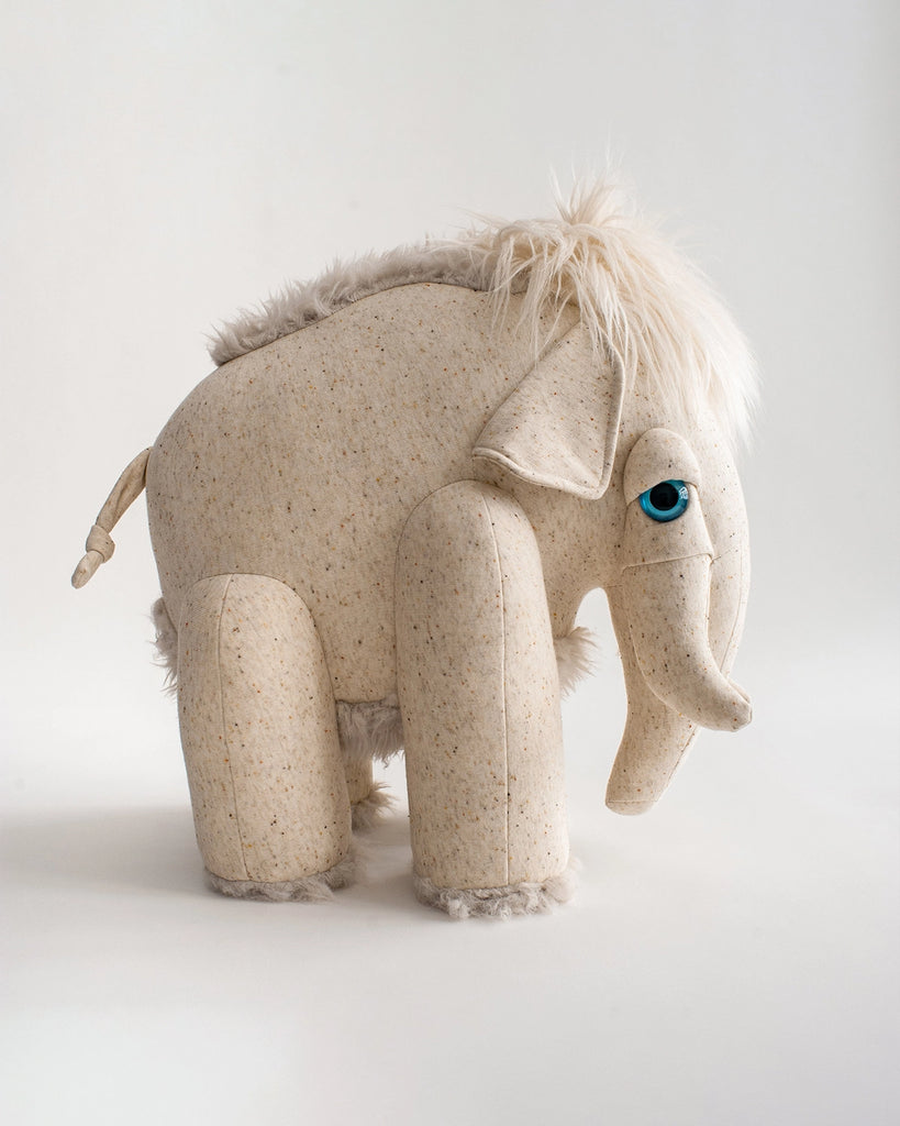 BigStuffed Albino Mammoth Stuffed Animal– Odin Parker