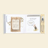 Open Winnie-the-Pooh: Pooh’s Birthday Surprise (Water Reveal) book featuring a handwritten party checklist on the left, an illustrated Piglet with a surprise party prompt on the right, and a refillable water pen.