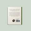 The back cover of Our Little Adventure at Christmas (Baby's first Christmas) displays a brief synopsis, a small badger illustration in the lower left, and a barcode at the bottom center on a cream background with a green spine—ideal for holiday gifts.