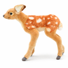 Realistic HANSA Newborn Deer Stuffed Animal with a tan coat and white spots.