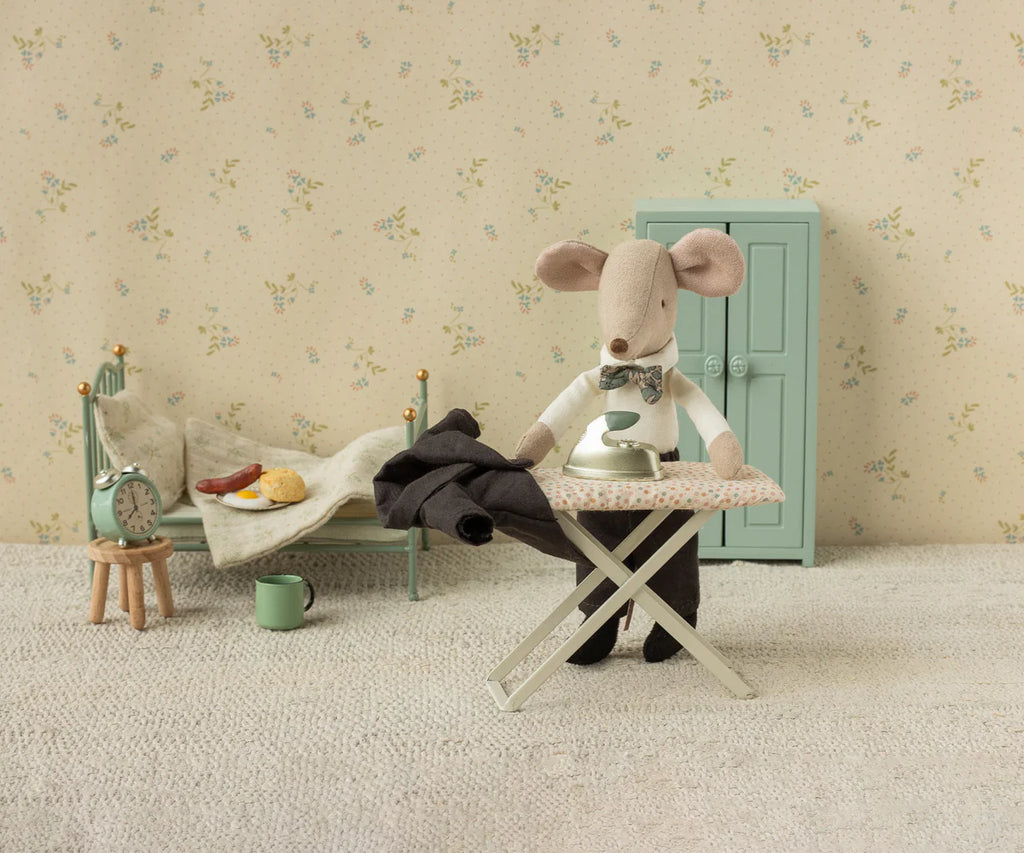 Certainly! Here’s a rewritten sentence using the provided product data: The Maileg Wedding Mice Couple in Box, Mum and Dad, features a charming pair of collectible mice—dressed for their special day and nestled in a decorative box—making them the perfect whimsical addition to any Maileg wedding mice collection or a delightful wedding gift.