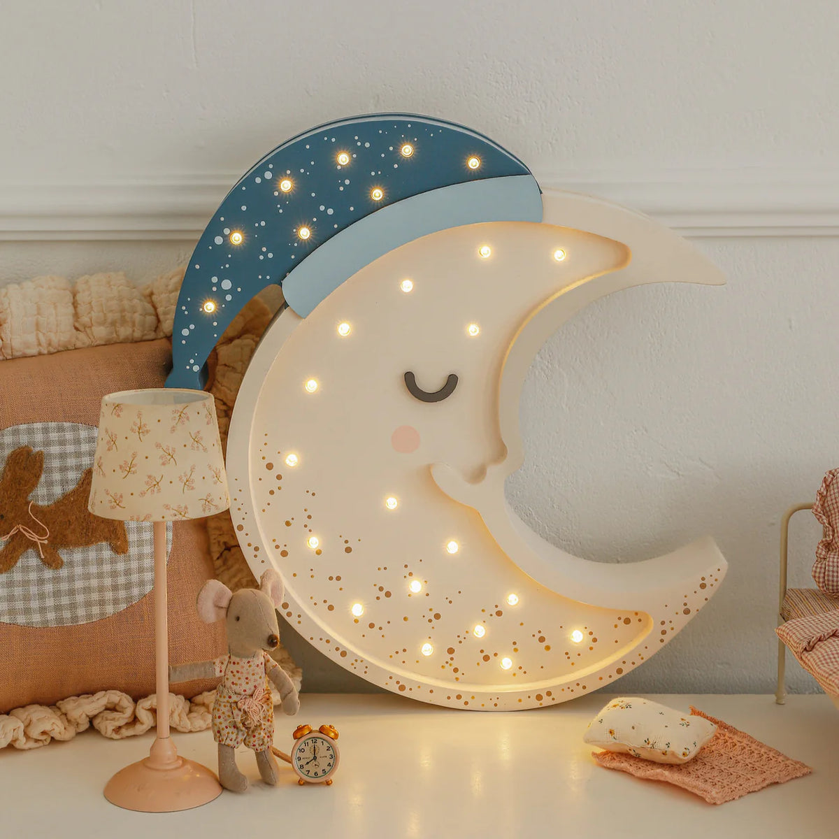 トトノエライト　TOTONOE LIGHT PLAIN MOON MOON Handmade Wooden Lamp - Moon– Odin Parker