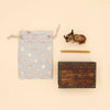 A Stag Cake Topper, offered as a final sale item, is arranged on a beige background.