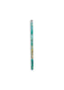 The Konges Sloejd Magical Glitter Wand - Green Mix features a teal pen with gold flakes and stars inside a clear barrel, standing vertically on a white background.