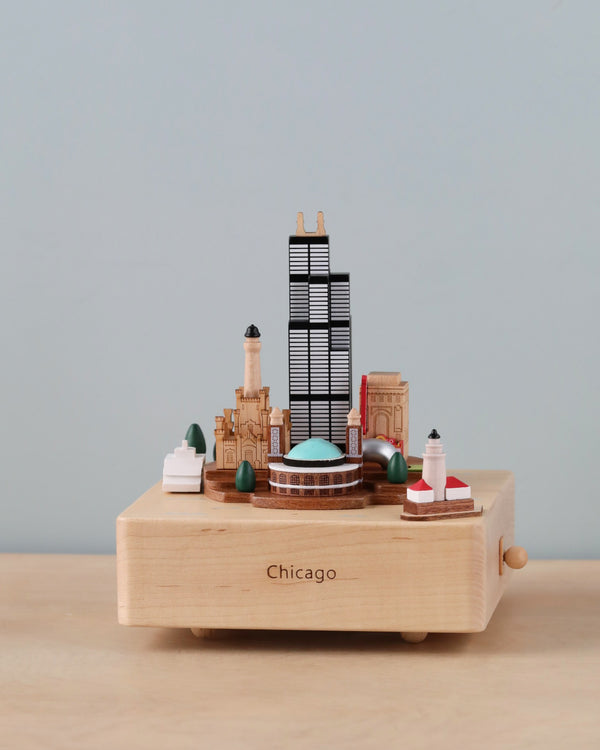 Central Park Wooden Music Box