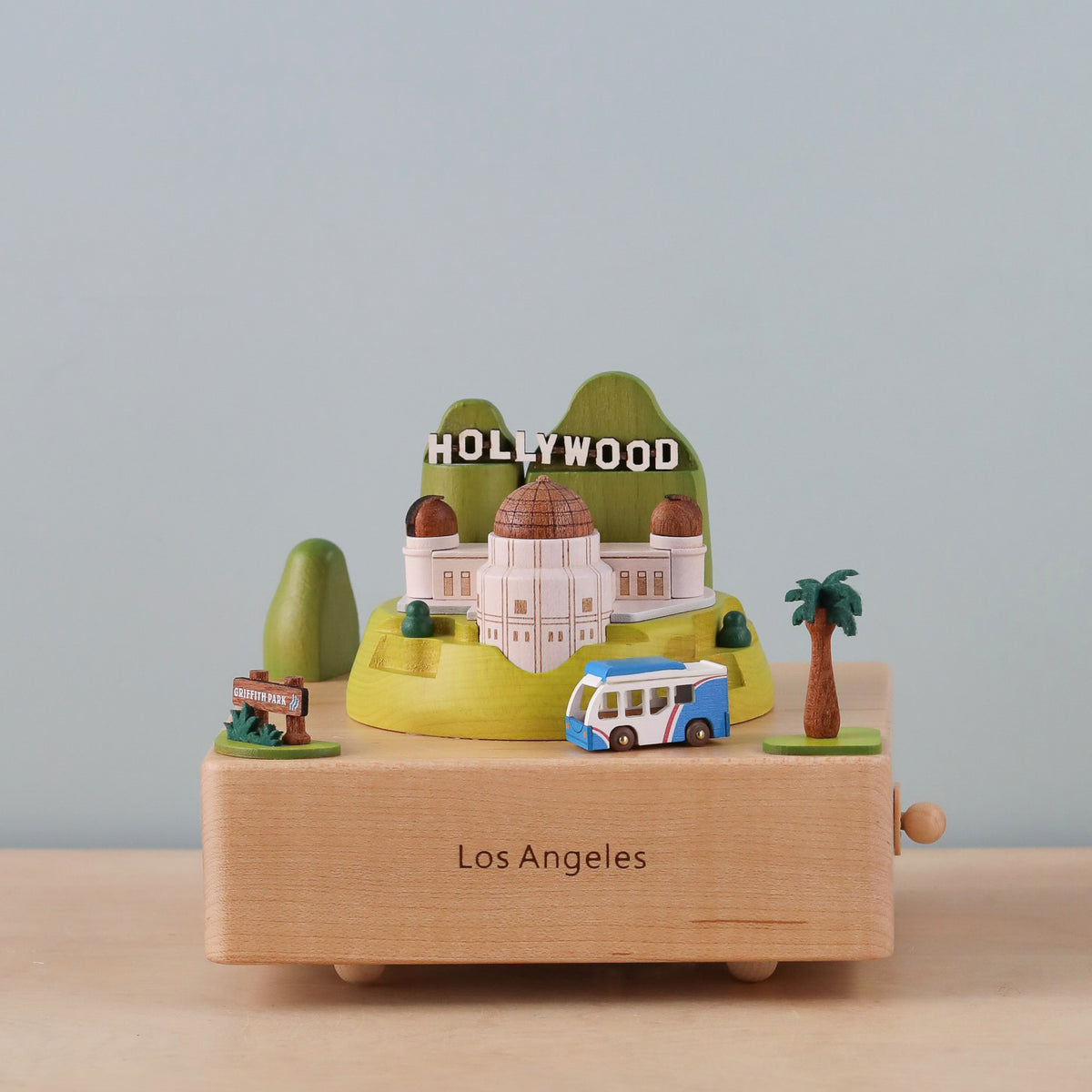 Los Angeles Wooden Music Box– Odin Parker