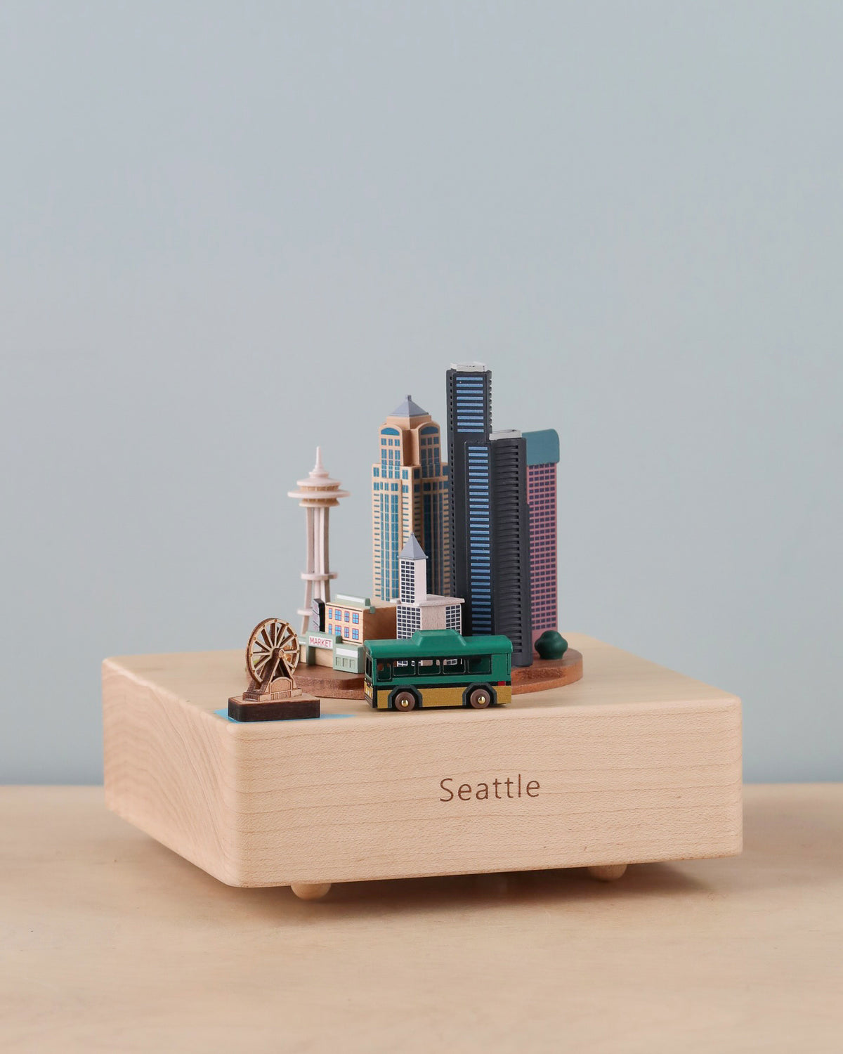 Seattle Wooden Music Box– Odin Parker