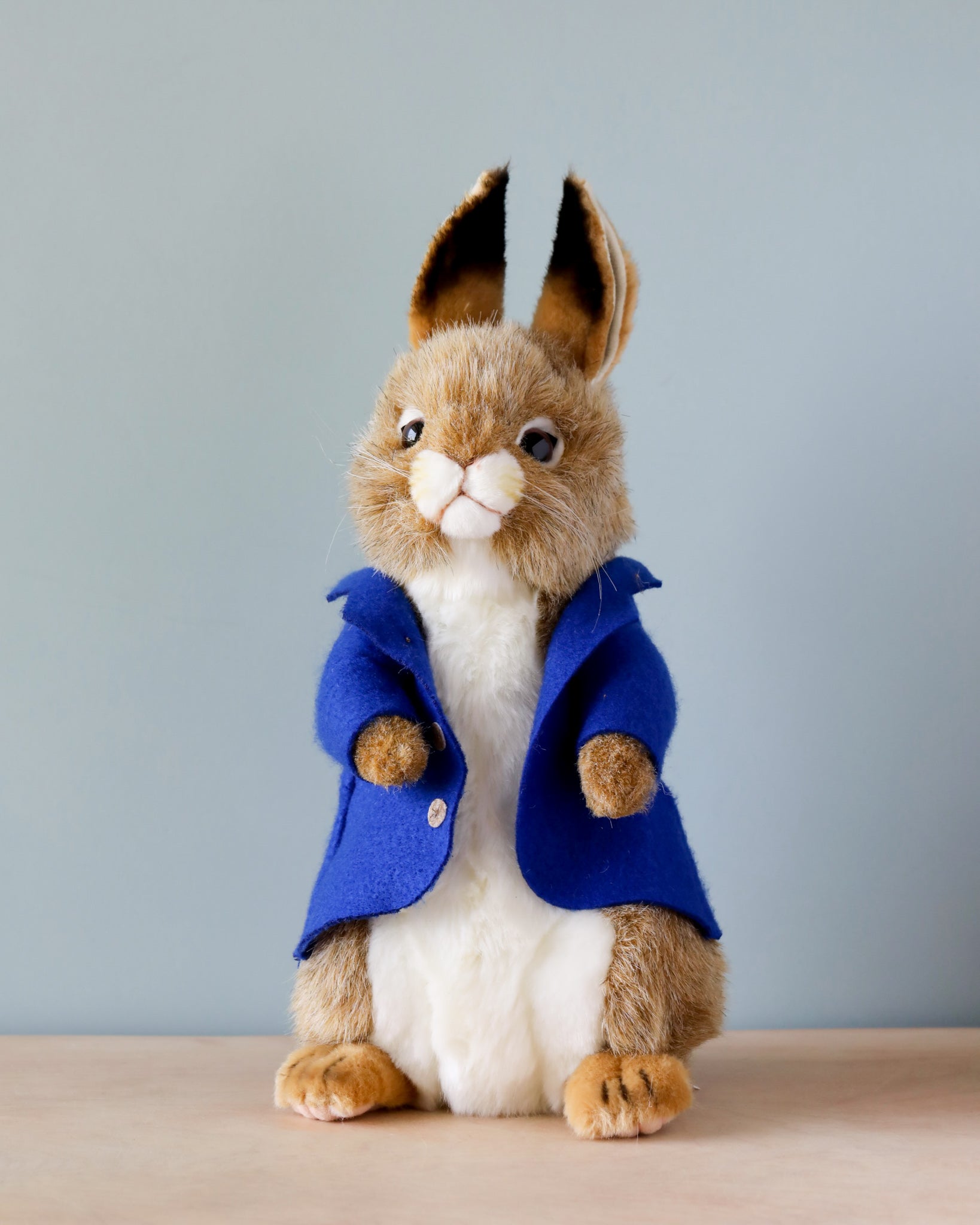 Blue Jacket Bunny Stuffed Animal– Odin Parker