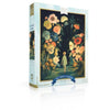 A Emily Winfield Martin, The Night Garden Puzzle box featuring a dreamlike illustration by Emily Winfield Martin titled "the night garden," depicting a person in a hat walking among oversized, vibrant flowers.