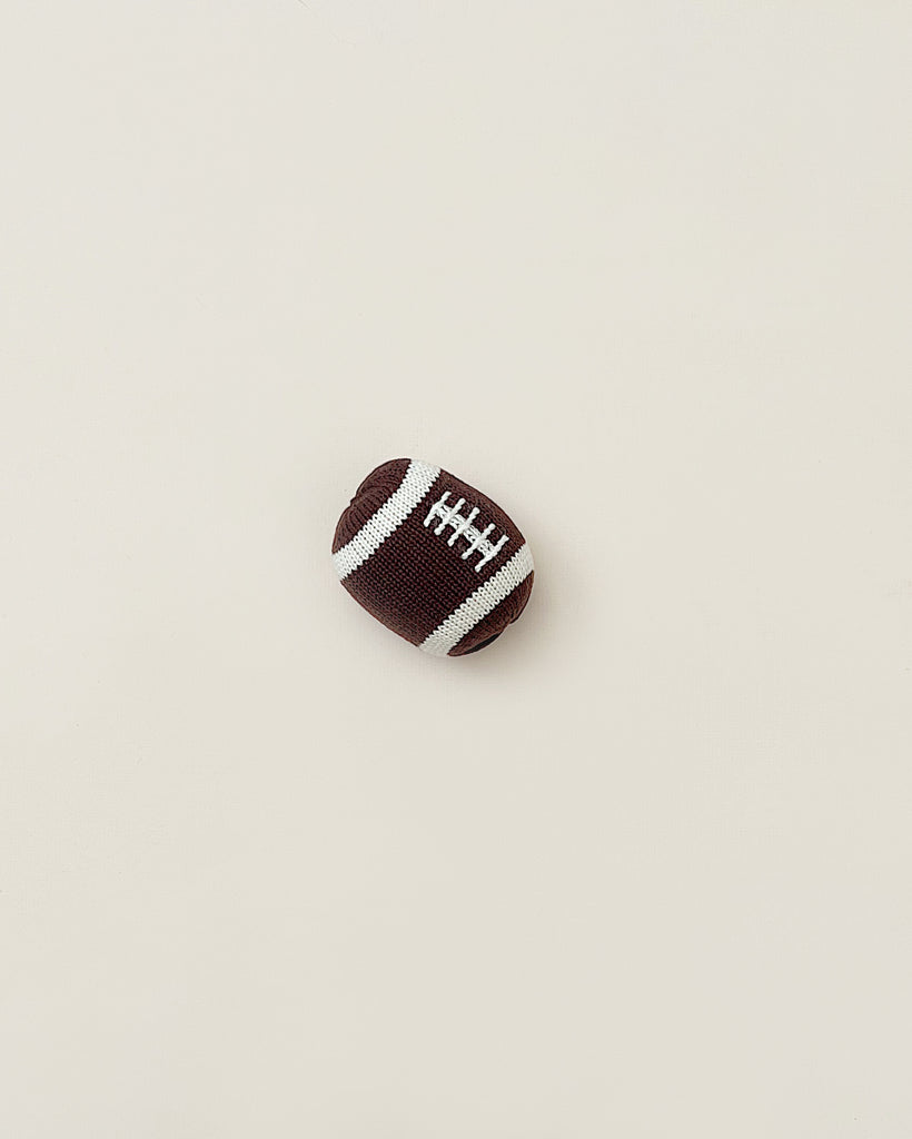Knit football toy