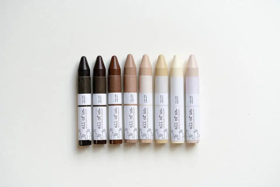 8 Skin Tones Stick Crayons — FILANA